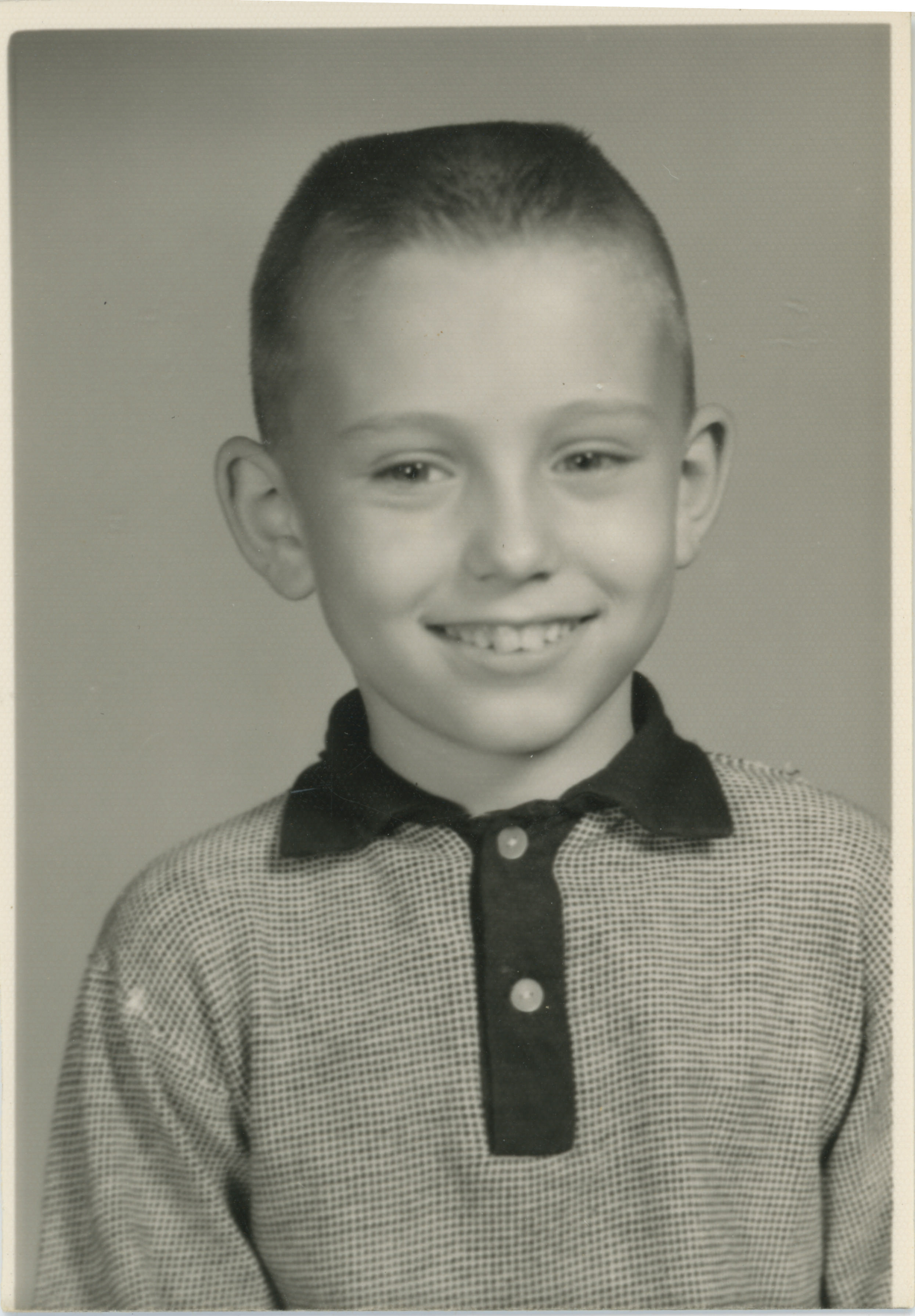 Ronnie Warner as a child circa 1960
